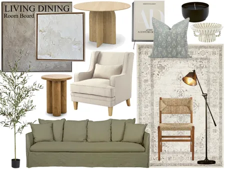 Living Dining Interior Design Mood Board by Eden Rigg on Style Sourcebook