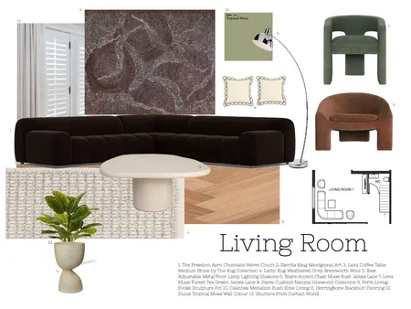 Living Room Sample Board Interior Design Mood Board by Faith Christine on Style Sourcebook
