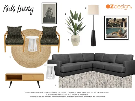 Kids Living Area - Maree Ratcliffe Interior Design Mood Board by Oz Design Furniture on Style Sourcebook