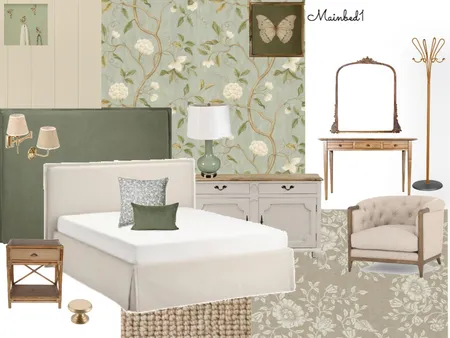 Ebrahim Main Bed 1 Interior Design Mood Board by Georgie Webber Interiors on Style Sourcebook