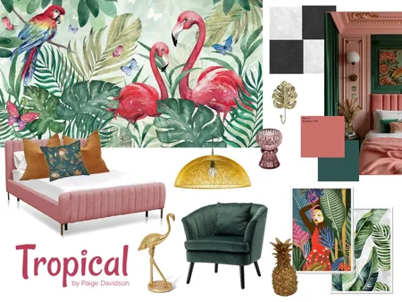 Module 3 Mood Board - Tropical Interior Design Mood Board by Paigey on Style Sourcebook