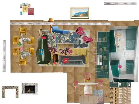 Great Room Space Planning Scale Interior Design Mood Board by dl2407 on Style Sourcebook