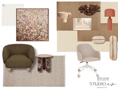 Study Interior Design Mood Board by Studio es Design and Co. on Style Sourcebook