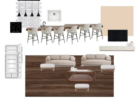 Living room & kitchen Idith (guest) Interior Design Mood Board by natasatzwra on Style Sourcebook
