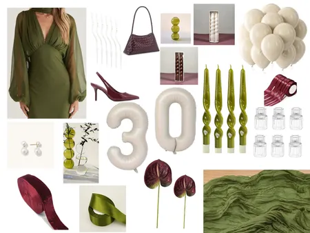 30th Birthday Interior Design Mood Board by Melody Lampard on Style Sourcebook