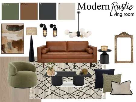 modern rustic Interior Design Mood Board by chloekerrx on Style Sourcebook