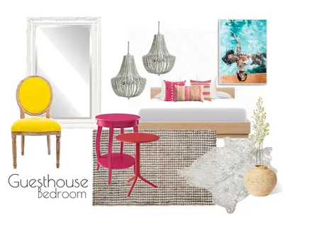 Guest House Bedroom Interior Design Mood Board by layoung10