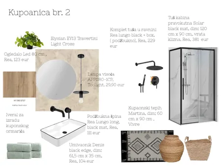 Kupaonica br.2 Interior Design Mood Board by acikovic on Style Sourcebook