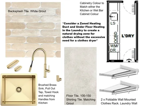 Reid Monty Laundry Interior Design Mood Board by staged design
