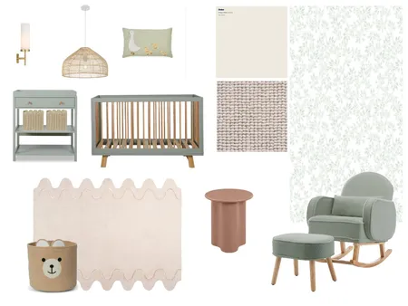 Sage Nursery Design Interior Design Mood Board by In Order by Olivia on Style Sourcebook