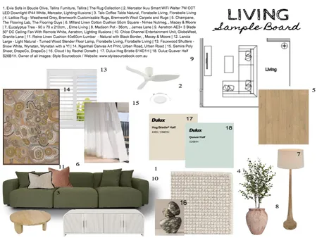 Living VER2 Interior Design Mood Board by HoneyComb on Style Sourcebook