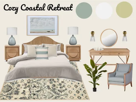 Coastal Bedroom Interior Design Mood Board by lifeofcai on Style Sourcebook