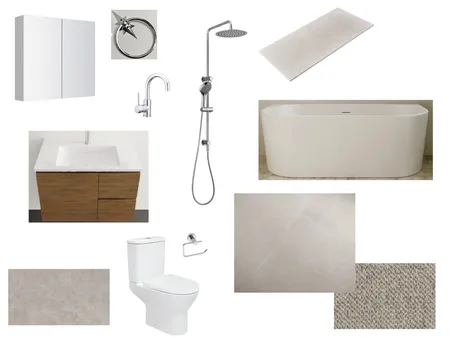 open plan ensuite Interior Design Mood Board by b on Style Sourcebook