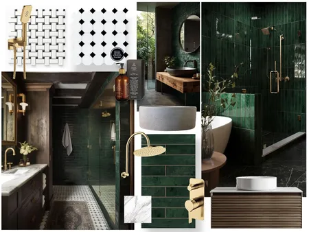 Guest Bathroom Interior Design Mood Board by childishgohmbino on Style Sourcebook