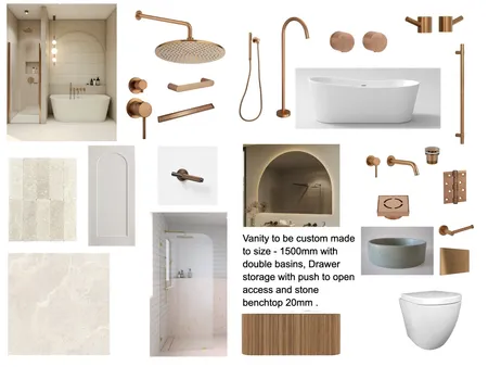 Main Bathroom Interior Design Mood Board by Savannah Interior Design on Style Sourcebook