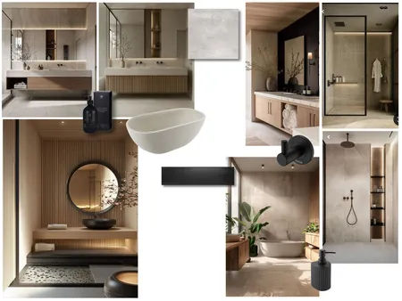 Master Bathroom Interior Design Mood Board by childishgohmbino on Style Sourcebook