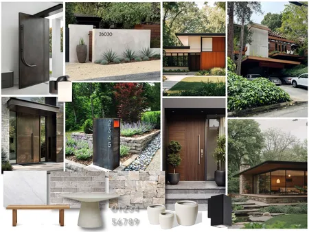 Exterior & Front Walk-in Interior Design Mood Board by childishgohmbino on Style Sourcebook