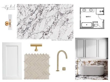 Ballinger - Bathroom Interior Design Mood Board by Styled Interior Design on Style Sourcebook