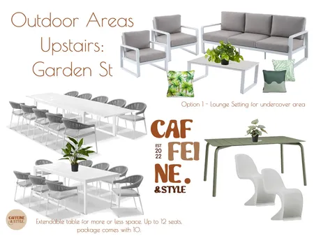 Outdoor Areas Upstairs - Garden St (V2) Interior Design Mood Board by Caffeine and Style Interiors - Shakira on Style Sourcebook