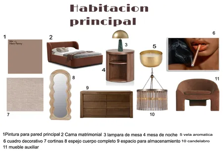 habitacion marron Interior Design Mood Board by sophiamalaver on Style Sourcebook