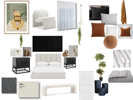 Guest Bedroom Rust Interior Design Mood Board by alexk.gc24 on Style Sourcebook