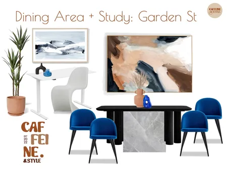 Dining Room/Study Area - Garden St (V2) Interior Design Mood Board by Caffeine and Style Interiors - Shakira on Style Sourcebook
