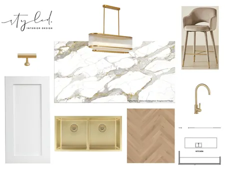 Ballinger - Kitchen Concept Interior Design Mood Board by Styled Interior Design on Style Sourcebook