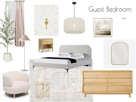 Guestroom - Selections Interior Design Mood Board by moneil on Style Sourcebook