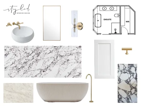 Ballinger - Ensuite Interior Design Mood Board by Styled Interior Design on Style Sourcebook
