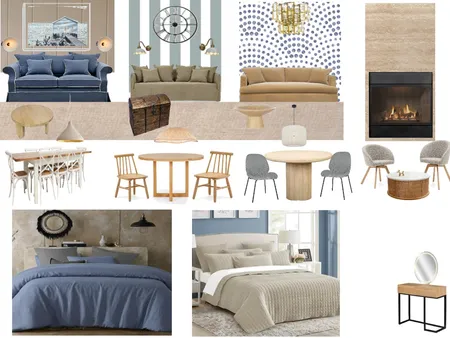 дизайн дома в бежево-голубых тонах Interior Design Mood Board by nata1975 on Style Sourcebook