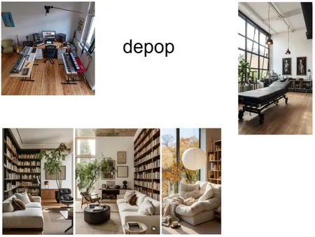 Tattoo/Art/Instrument/Library/Depop Room Interior Design Mood Board by childishgohmbino on Style Sourcebook