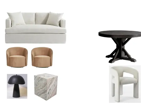 Family & Dining Room Interior Design Mood Board by eliza.henderson2001@outlook.com on Style Sourcebook
