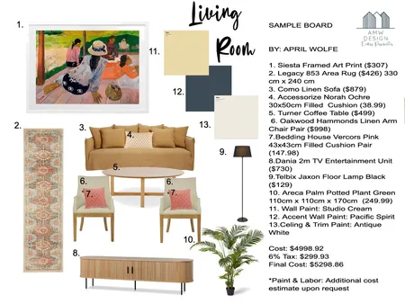 Sample Board Interior Design Mood Board by FCS on Style Sourcebook