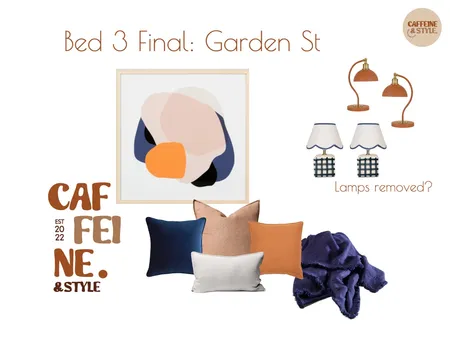 Bedroom 3 - Garden St (FINAL) Interior Design Mood Board by Caffeine and Style Interiors - Shakira on Style Sourcebook