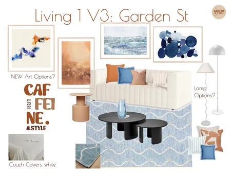 Living Area 1 - Garden St (V3) Interior Design Mood Board by Caffeine and Style Interiors - Shakira on Style Sourcebook