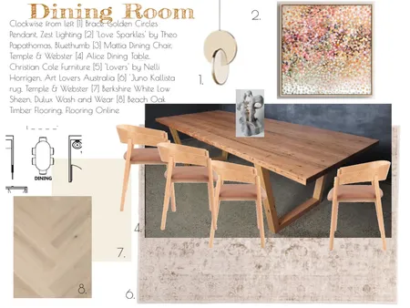 Dining Room Sample Board Interior Design Mood Board by Megz0y on Style Sourcebook