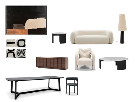 AMAYA PUBLIC AREA - Lounge & Dining 4 Interior Design Mood Board by Bronwynblue on Style Sourcebook