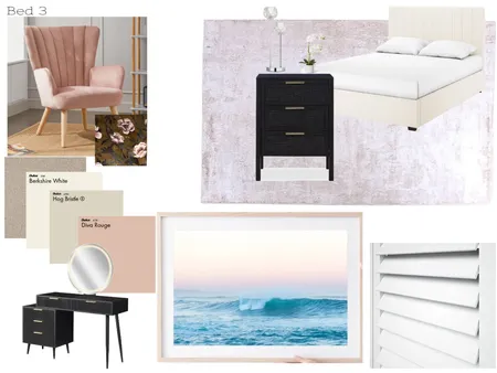 Bed 3 Mod 9 Interior Design Mood Board by Pink_trm@hotmail.com on Style Sourcebook