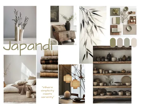 Design Style Mood Board - Japandi Interior Design Mood Board by Knock & Nest Interiors on Style Sourcebook