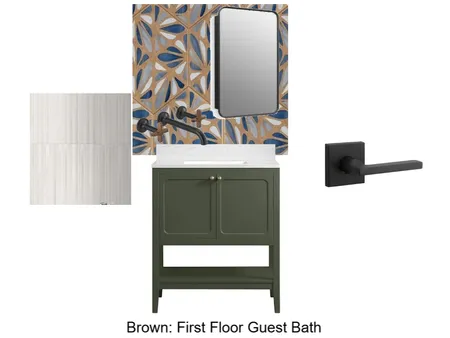 Brow: First Floor Guest Bath Interior Design Mood Board by Whowell456 on Style Sourcebook