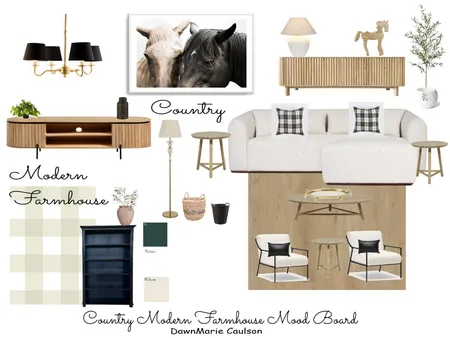 Country Modern Farmhouse Mood Board Final Interior Design Mood Board by Dawnmariecaulson on Style Sourcebook