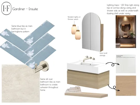 Gardiner - ensuite Interior Design Mood Board by Ivy + Finch Design on Style Sourcebook