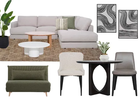 Living and Dining Interior Design Mood Board by Oz Design Furniture on Style Sourcebook
