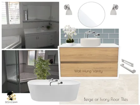 Collets Main bathroom Interior Design Mood Board by De Novo Concepts on Style Sourcebook
