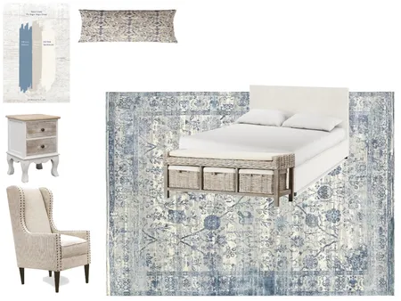 Helen Camps Cottage Bedroom Interior Design Mood Board by helen.Camps01hc@gmail.com on Style Sourcebook