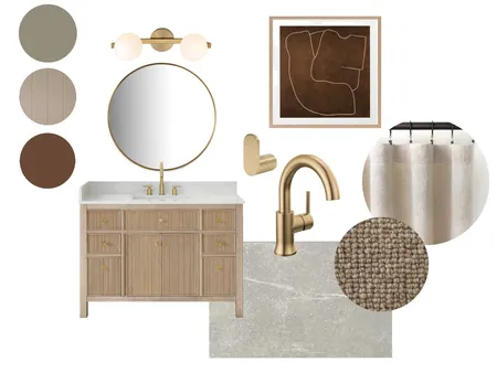 Clark Ave - Guest Bath Interior Design Mood Board by Sarah Beairsto on Style Sourcebook