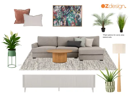 Entry & Lounge - Alicia Close Buderim Interior Design Mood Board by Oz Design Furniture on Style Sourcebook