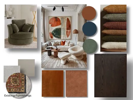 Sanchez Stage 1 - Concept 1: Dark Palette Interior Design Mood Board by Six Castle Designs on Style Sourcebook