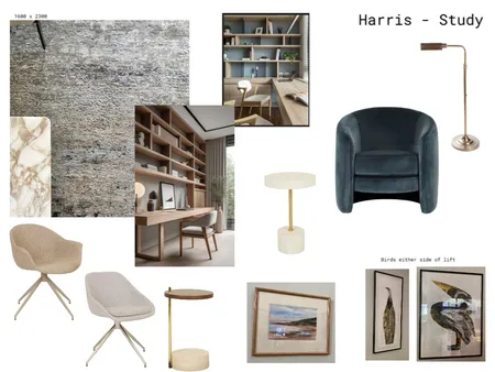 Harris Study Interior Design Mood Board by East Lane Home on Style Sourcebook