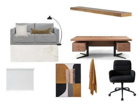 Home Office Space Interior Design Mood Board by KYLIE13 on Style Sourcebook